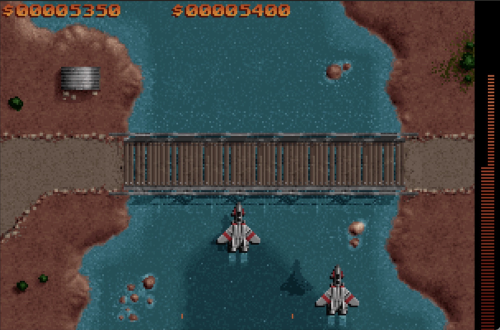 Two jets flying side by side in Raptor: Call of the Shadows